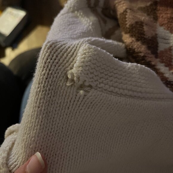 GapKids Aztec Boho Blanket Cardigan L 10 Neutral Southwestern Y2K - Picture 3 of 9